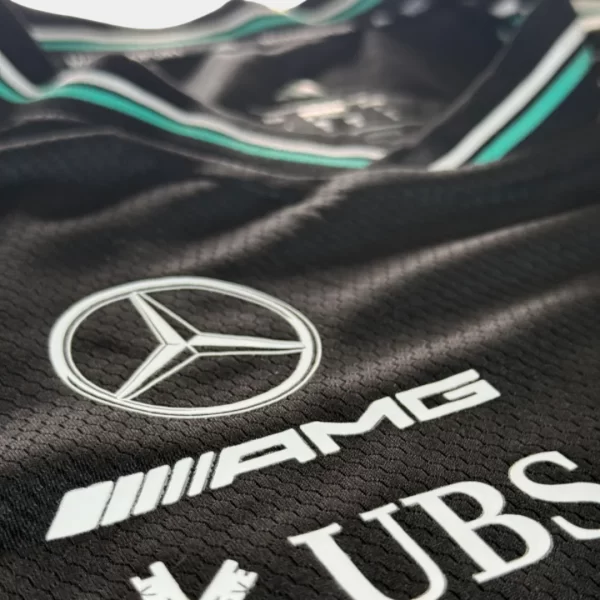 Jersey Mercedes Negra 2025 Mercedes 2025 Negra