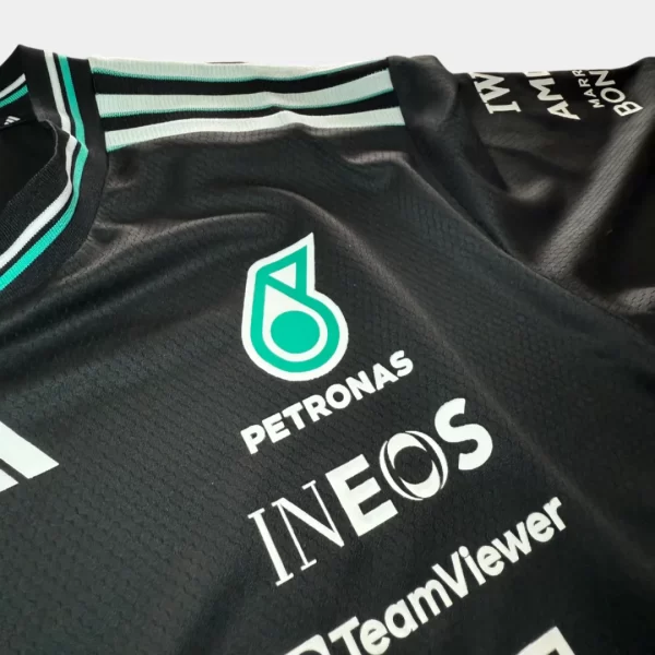 Jersey Mercedes Negra 2025 Mercedes 2025 Negra