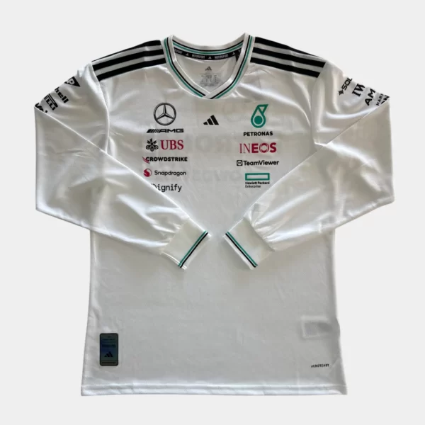 Jersey Mercedes Blanca 2025